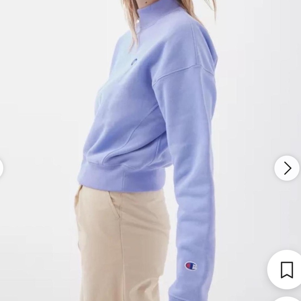 Champion Sky Blue Periwinkle Crewneck Sweatshirt